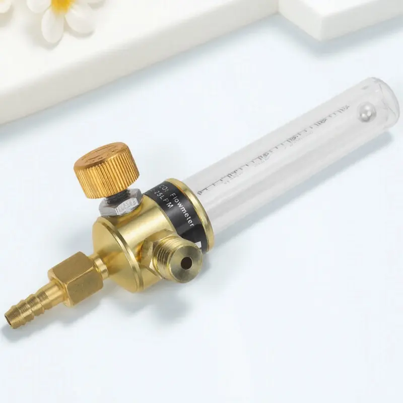 

Gas Flow Meter Sleek Design Argon Carbon Dioxide Easy to Install and Use for Home Applications