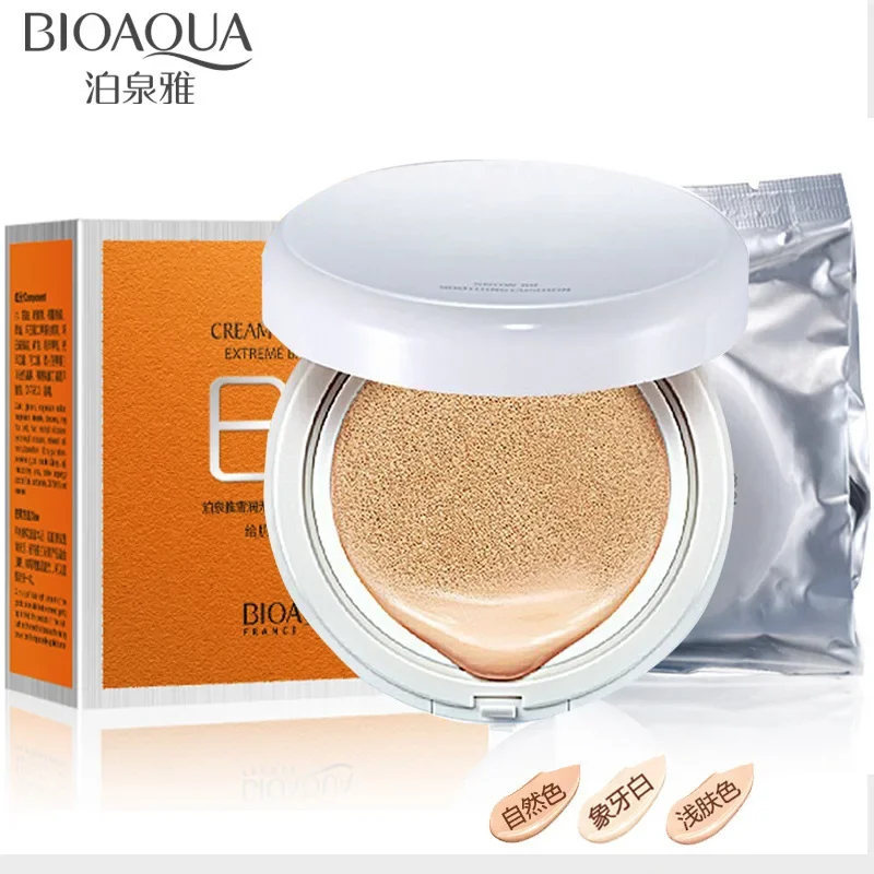 New Air Cushion BB Cream Isolation BB Nude Concealer Oil Control Moisturizing Liquid Foundation CC Cream Primer (Random Brand)