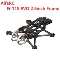 AlfaRC Fi-118 EVO 2.5inchPropeller Toothpick Frame Kit RC Racing Drone support DJI O3 Air Unit Caddx Nebula 1103 1204 1206Motor