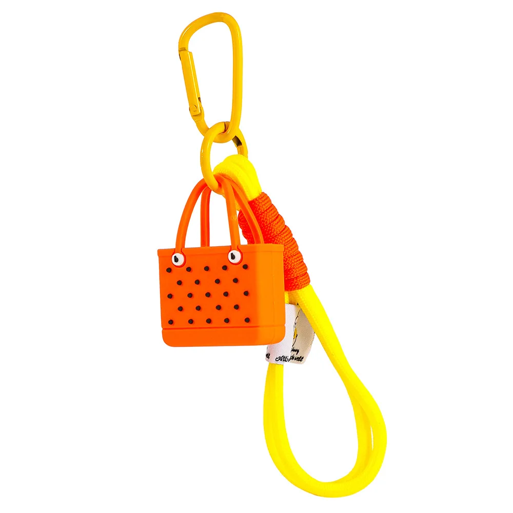 Simulation Beach Bag Keychain Women's Bag Pendant Decorative Pendant Car Hanging Decorative Ornaments image 3