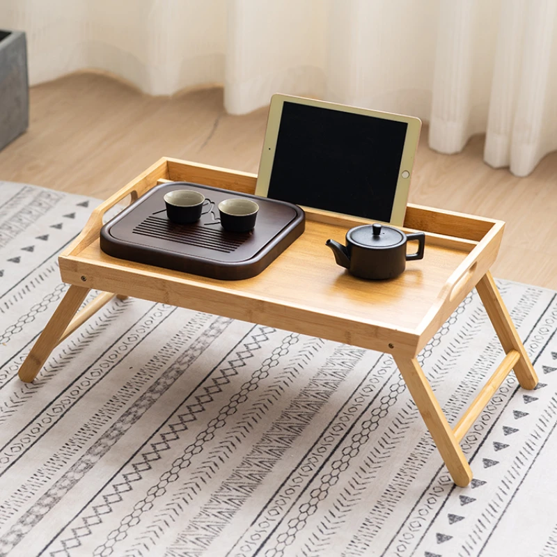 Xk Folding Bay Window Table Small Kang Coffee Table Japanese Tatami Solid Wood Short Tea Table Sitting Floor