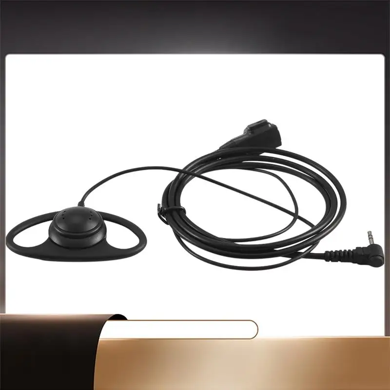 

1-контактная гарнитура типа D, ушной крючок, наушник с микрофоном PTT, наушник для Motorola Talkabout, портативное радио TLKR T3 T4 T60 T80 MR350R Walkie T