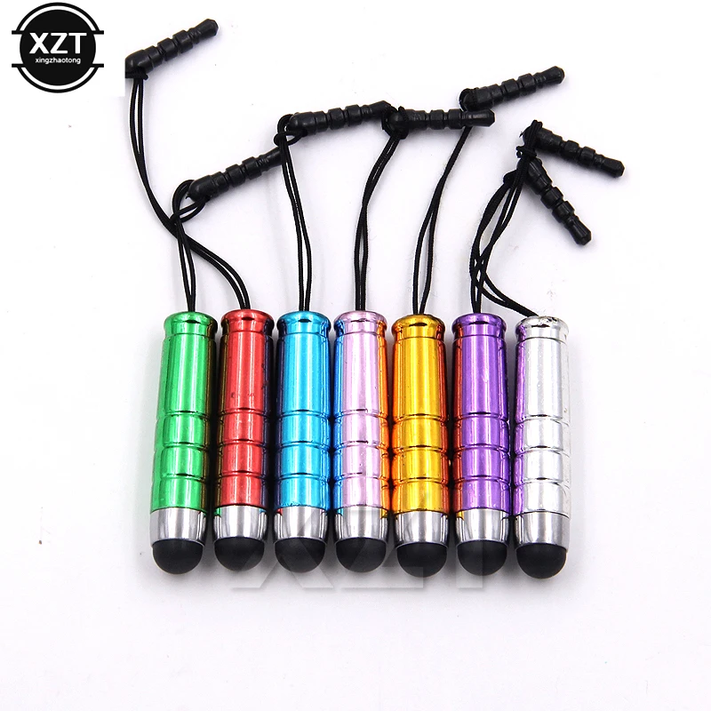 Newest 10pcs/Lot Mini Fine Point Stylus Capacitive Touch Microfiber Stylus Pen Touch For ipad for iphone Smart Phone