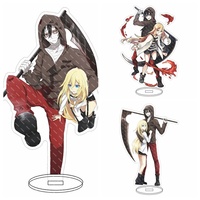 Hot Anime Angels of Death Acrylic Stand Model Figure Cosplay Plate Holder Topper Birthday Fans Christmas Desk Decor Plate Gift