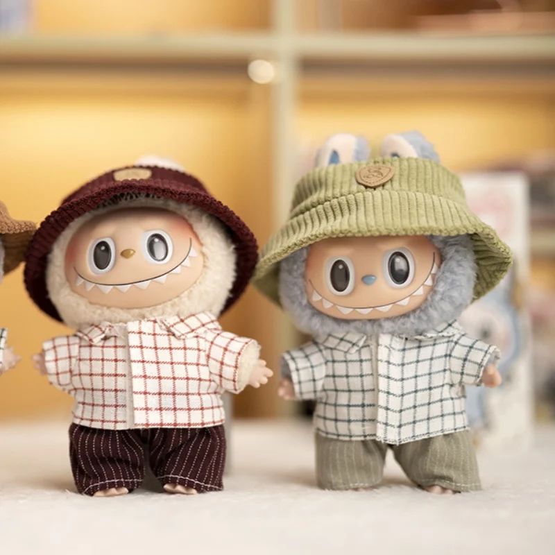 

New Hot Lafufu Plush Toy Doll Clothes Hat Shirt Casual Denim Lafufu Plush Toy Doll Pendant Clothes In Stock