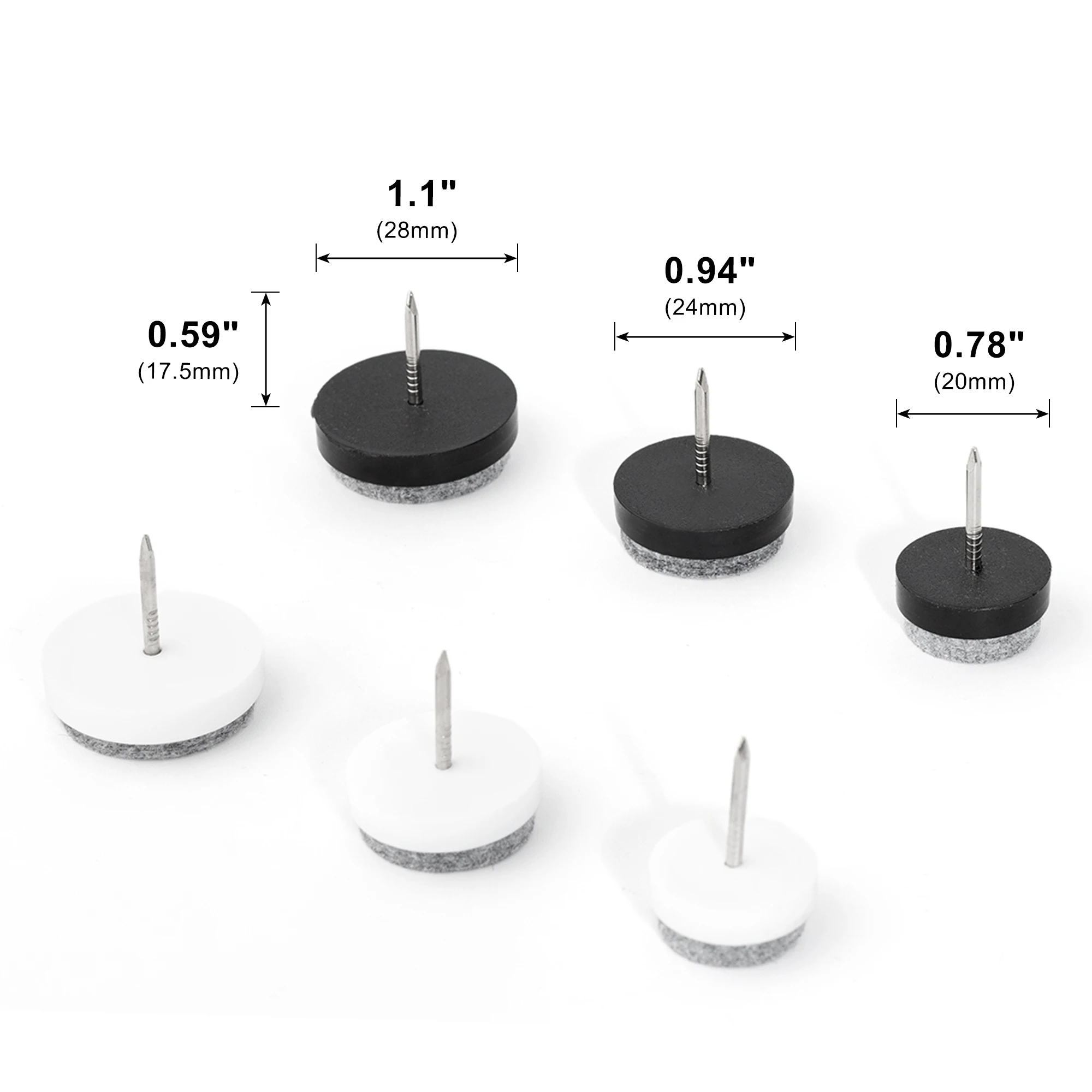 20PCS Furniture Feet Felt Pads - đánh giá và giá Cabinet Hinge Overlay