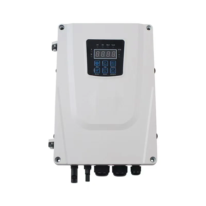 원격 농촌 급수용 태양광 패널 세트가 포함된 DC 태양광 심정수 펌프 유량:8m3/h 우물 깊이/헤드:84m