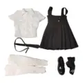 black and white