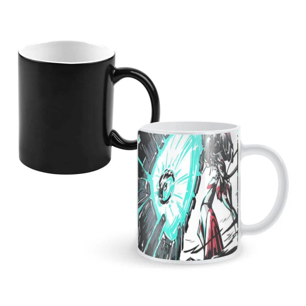 80s Anime DARLING in the FRANXX Mug Character Stylish Porcelain Mug Hot Chocolate The Changes Color Cheap Cups