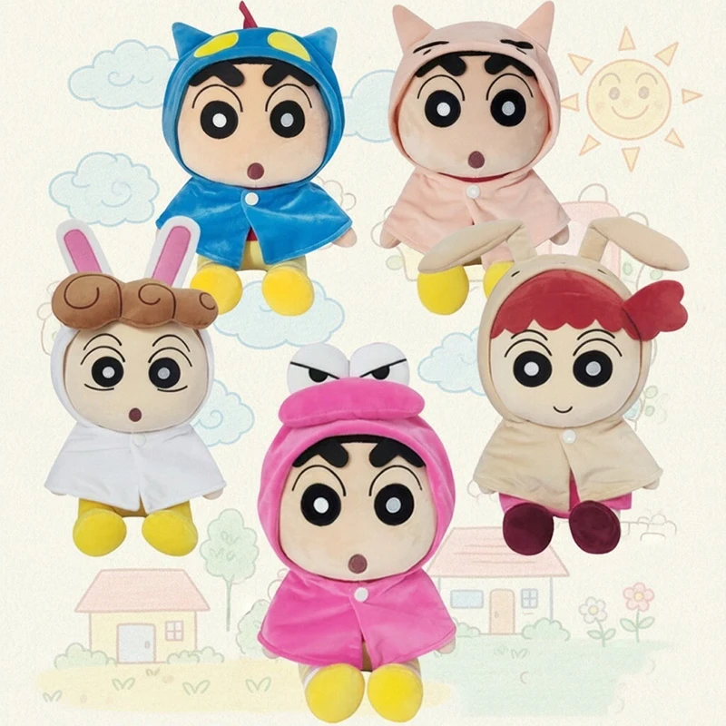 

Мягкая плюшевая игрушка 10-30 см с персонажами Crayon Shin-chan и Himawari Sakurada, оригинальная, милая, в стиле каваи, для коллекции фанатов и в качестве подарка на день рождения