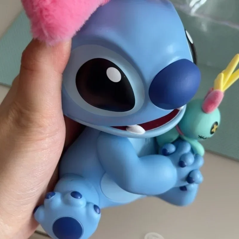 Disney Interstellaire Baby Lilo & Stitch Sweet "knuffel" Hit Thema Cartoon Pop Boog Knoop Actiefiguren Speelgoed Verjaardag Verrassingsgeschenken