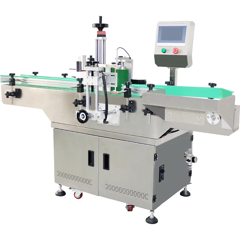 Customized Labelling Machine for Cone-shaped Jello/Yogurt Dessert Cups Cone Shaped Bottle Automatic Labeling Machine