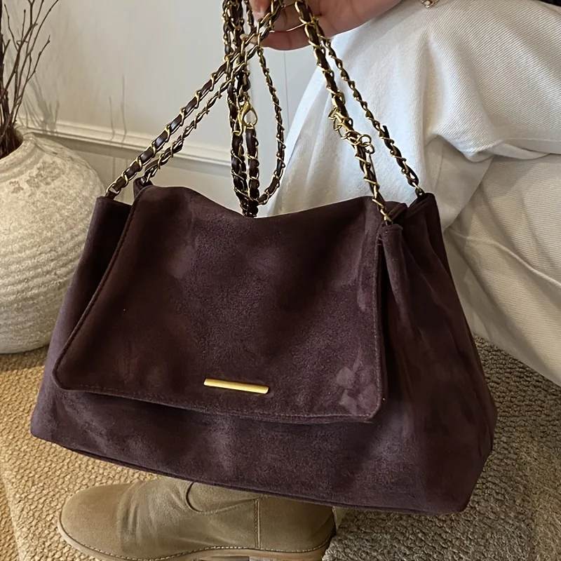 Perfect Lily Damen-Umhängetasche im Vintage-Stil, große Umhängetasche, elegante Handtasche mit abnehmbarem Riemen, langlebig für lässige formelle Veranstaltungen – Detail 7