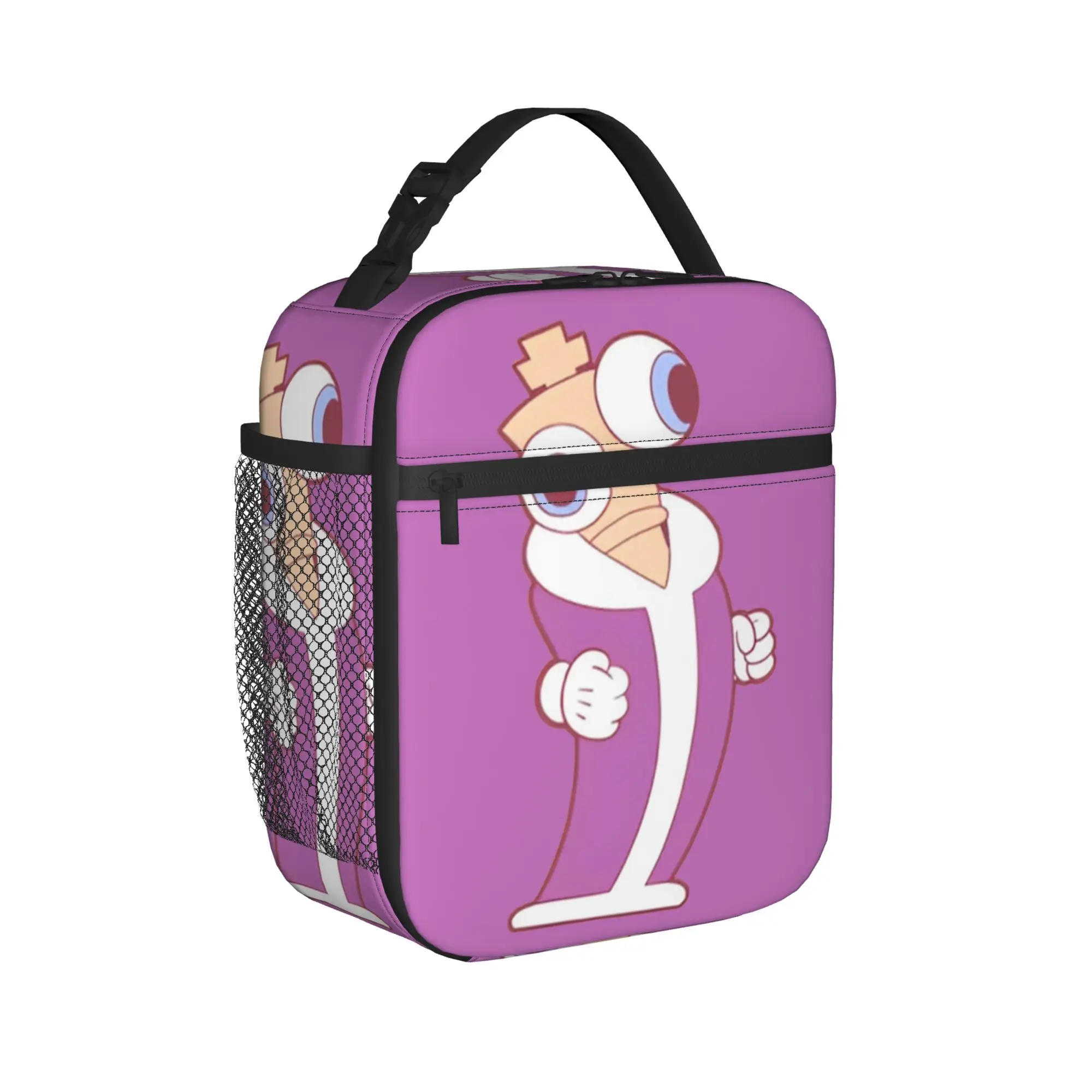 Kinger Cartoon Digitals Circus Thermal Insulated Lunch Bags for Travel  Reusable Food Bag Thermal Cooler Food Box