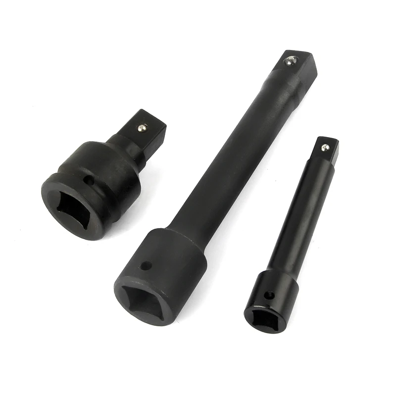 1Pc 1/2 3/4 1 Inch Heavy Duty Long Extension Bar Ratchet Wrench Impact Socket Extender Pneumatic Tool 75 125 150 200 300 400mm