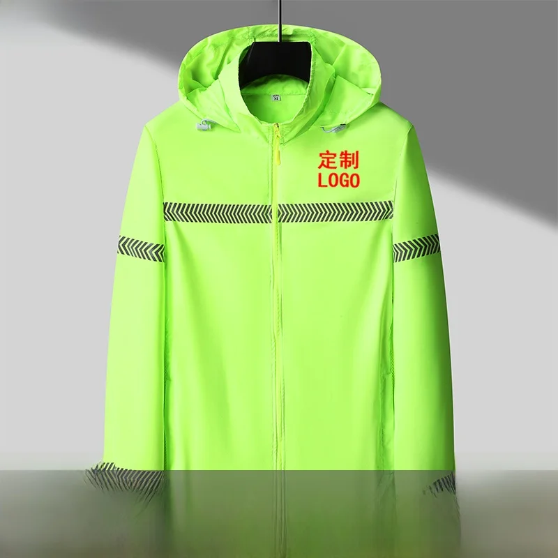 

Summer 2023 ex Outdoor UV Protection Clothing Reflective Strip Windbreaker Jaet Stand Fit Lightweight Modern Sle