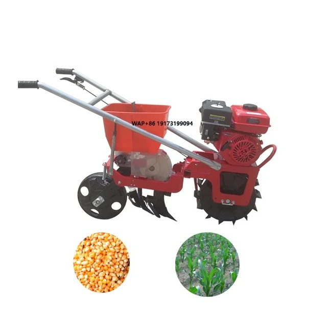 Engine Hand Push Corn Seeder and Fertilizer Planter Machine Mini Corn Seeder with Best Price