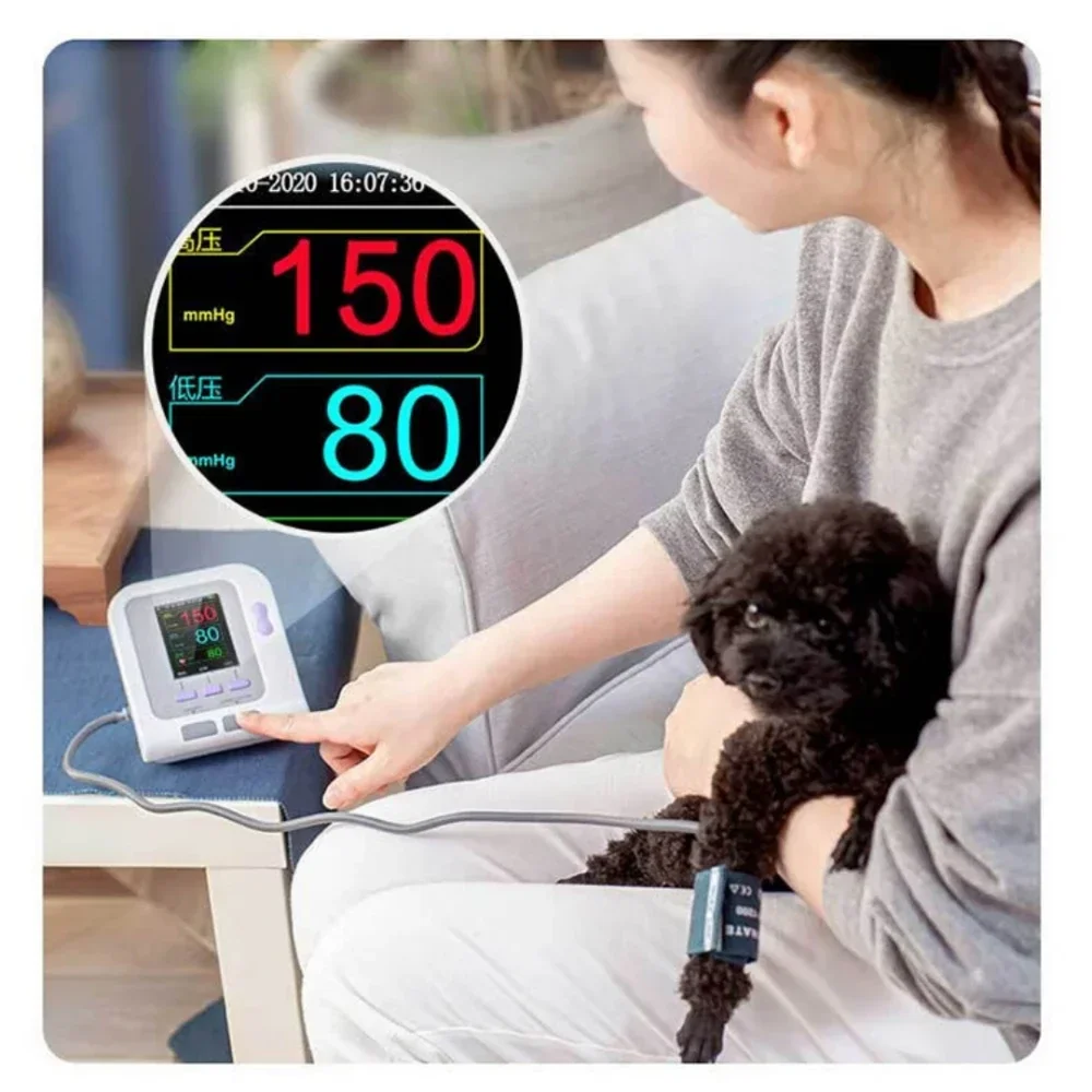 Digital Veterinary Blood Pressure Monitor Cuff Dog/Cat/Pets Animal Care Clinic Equipment For Farm And Family Pets