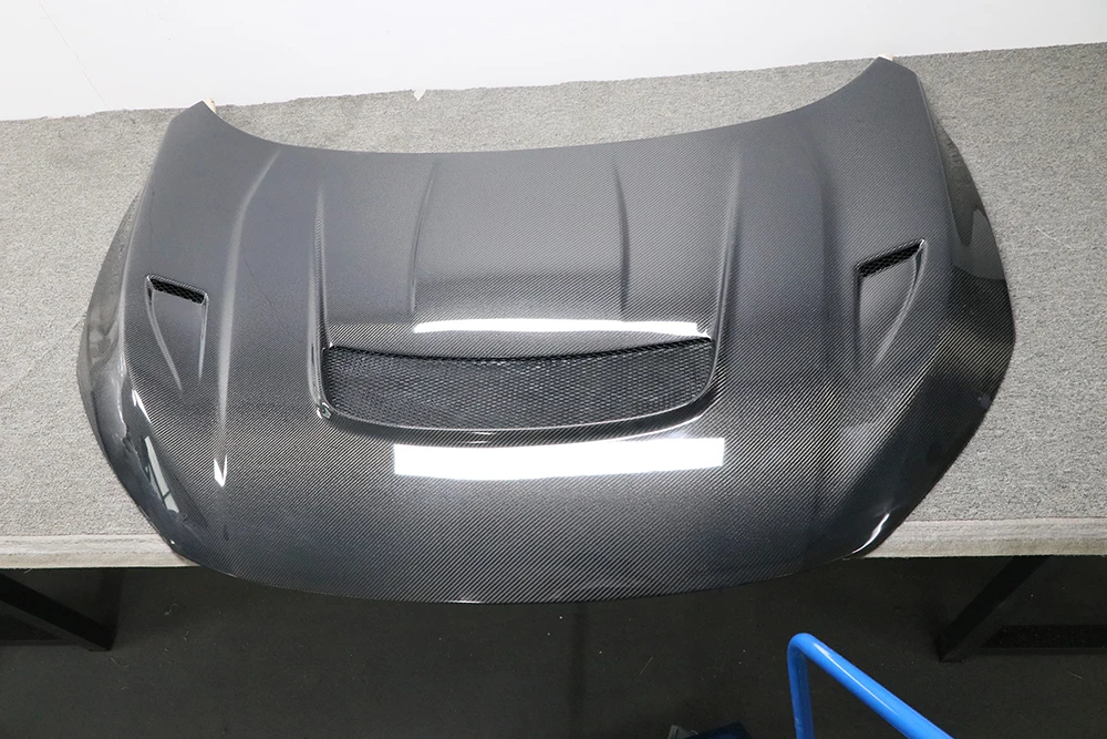 VS Style Carbon Fiber Front Engine Hood Bonnet for Honda Type R 10th Gen X 2017+ New Condition Free Stock FK8 6