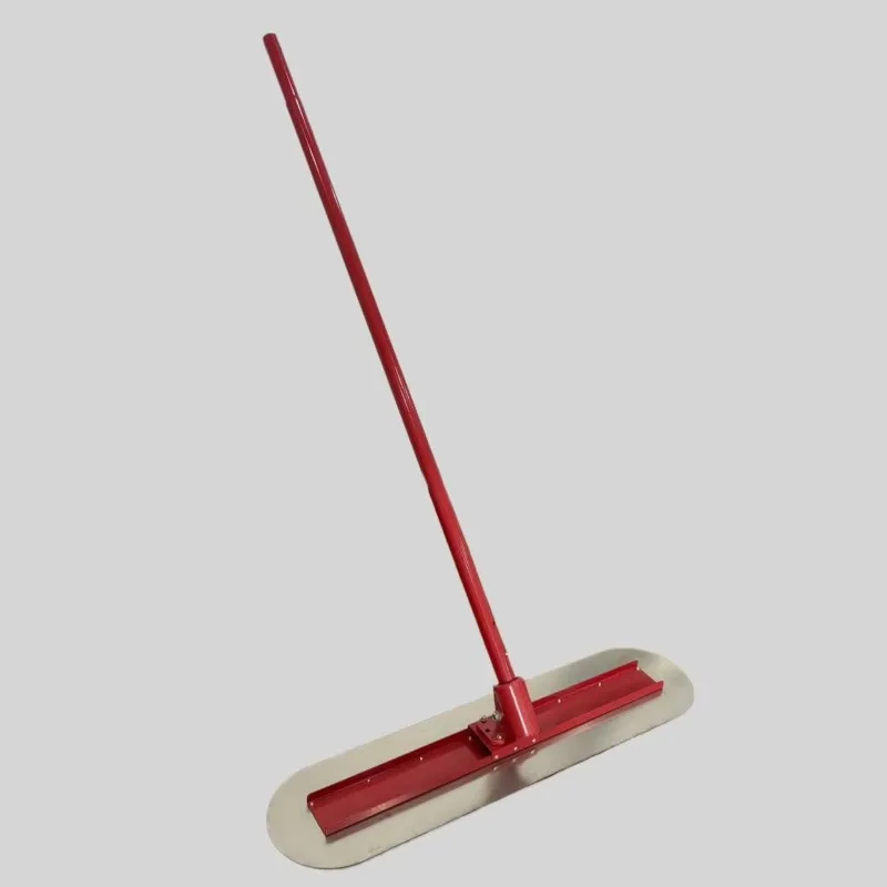 Construction concrete spatula, hand-held long-handled manganese alloy tool, high-efficiency concrete pavement construction
