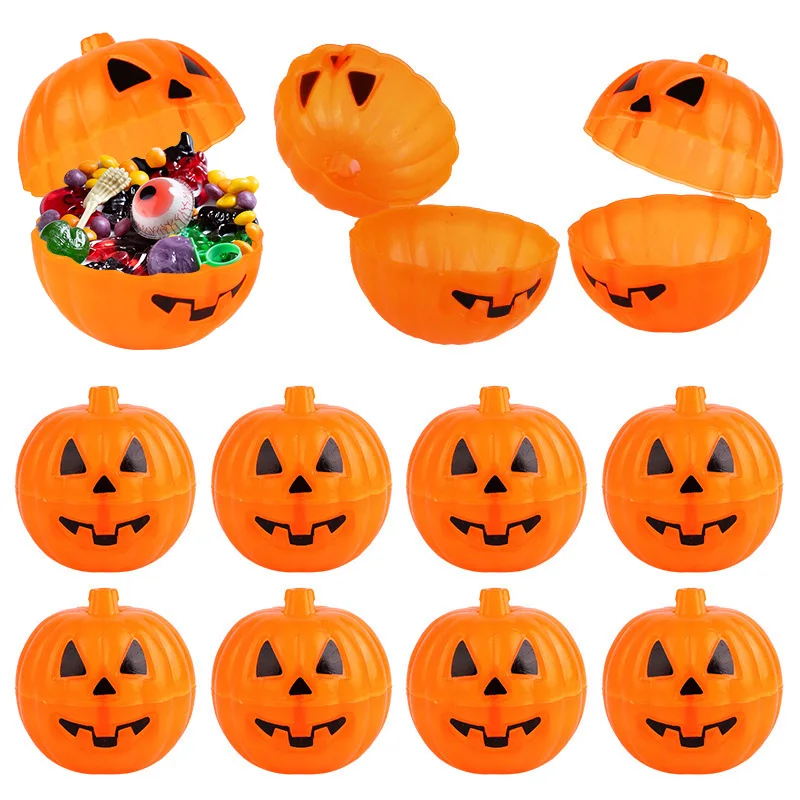 5/10/15 Stück Lustige Kürbis-Geschenkboxen Halloween Scherzartikel Kinder-Party-Dekoration Karnevals-Partyzubehör