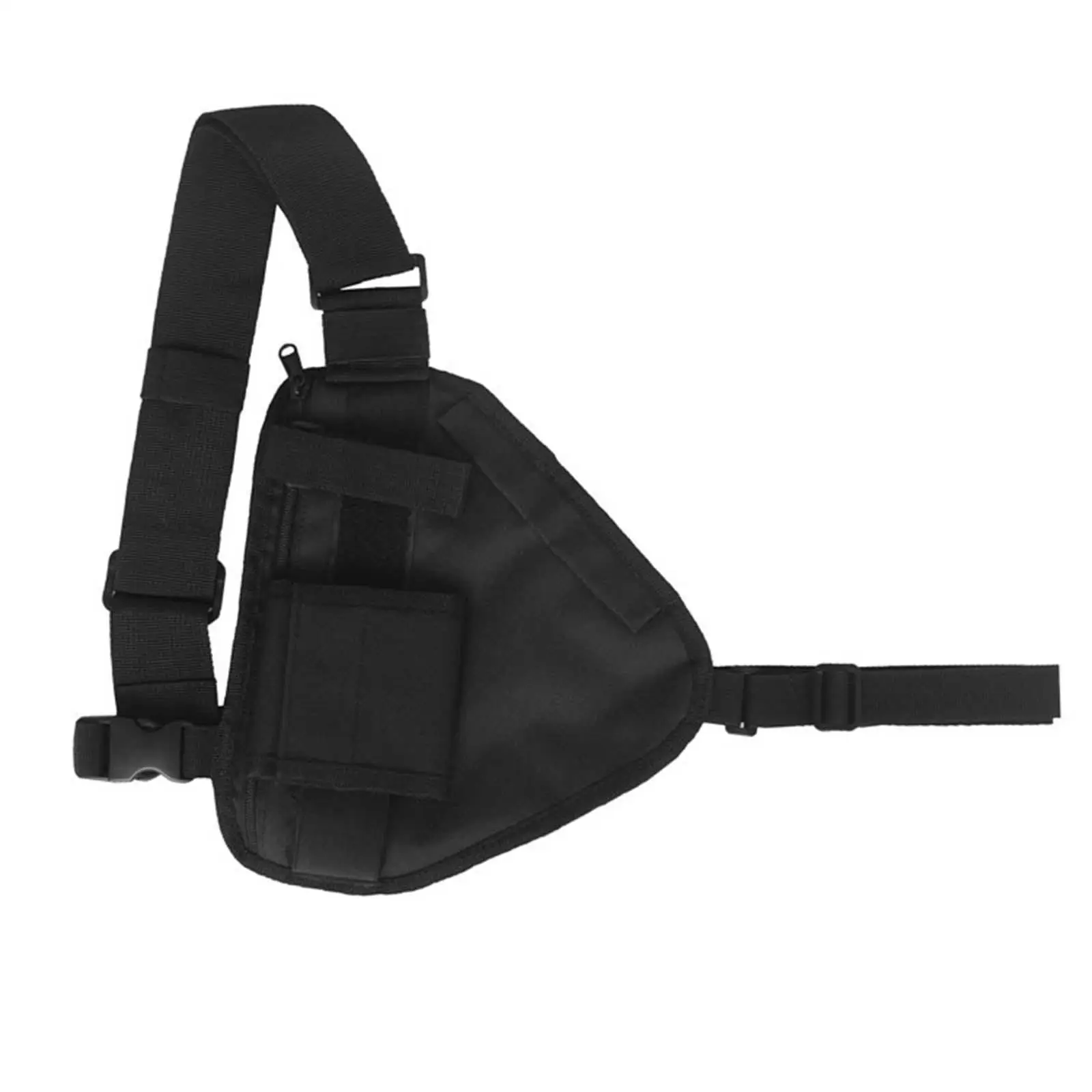 Rádio Bolsa Alça de Ombro Ajustável, Durable Unisex Chest Rig Pack