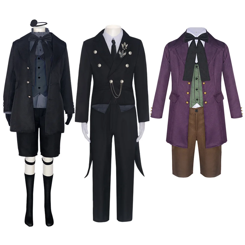 A Collection Of Cosplays Of Charles Phantomhive Alois Trancy And Sebastian From "Black Butler"