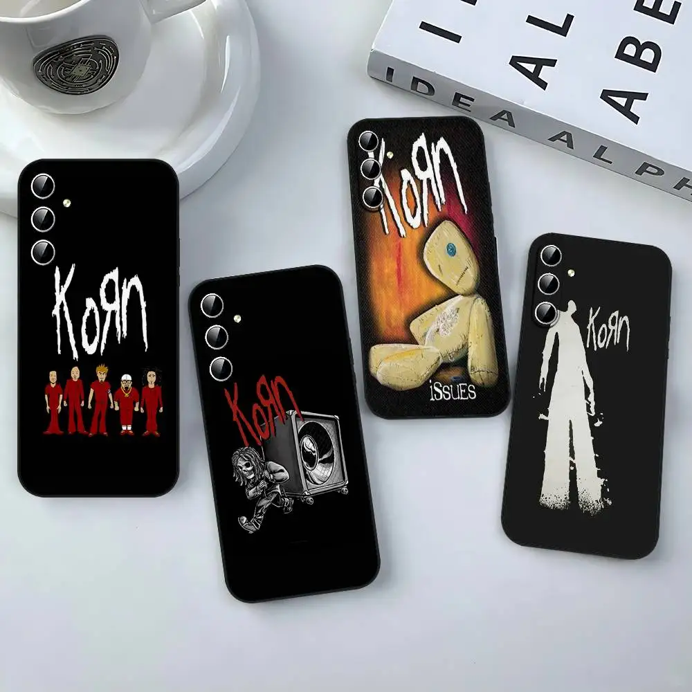 Rock Band K-Korn Phone Case For Samsung Galaxy S21 S22 S23 S24ULTRA S25ULTRA FE Ultra Plus5G A52S Soft Cover