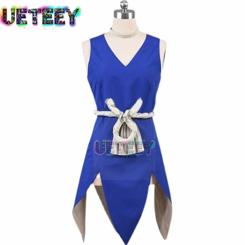 UETEEY COS Dr.STONE Cosplay Costume Amber Kohaku Cos Clothes Anime Halloween Set