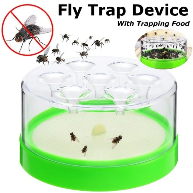 Home Deco Flycatcher Dispositivo trampa para moscas Insecto Mosca Control de plagas Catcher con trampa de alimentos