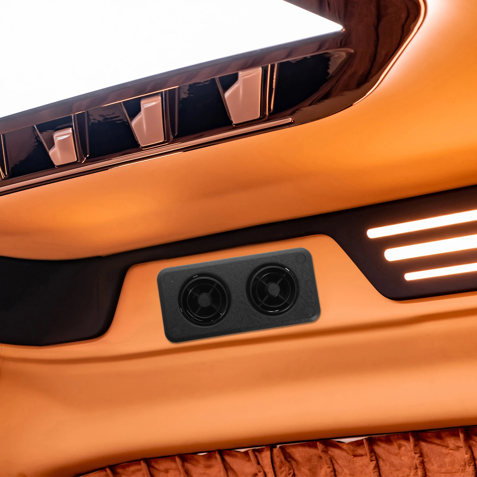 

Bus Truck Air Conditioning Outlet Roof Vent Ac Air Outlet Ventilation Hvac Vent for Truck Rv Interior Automotive Vents