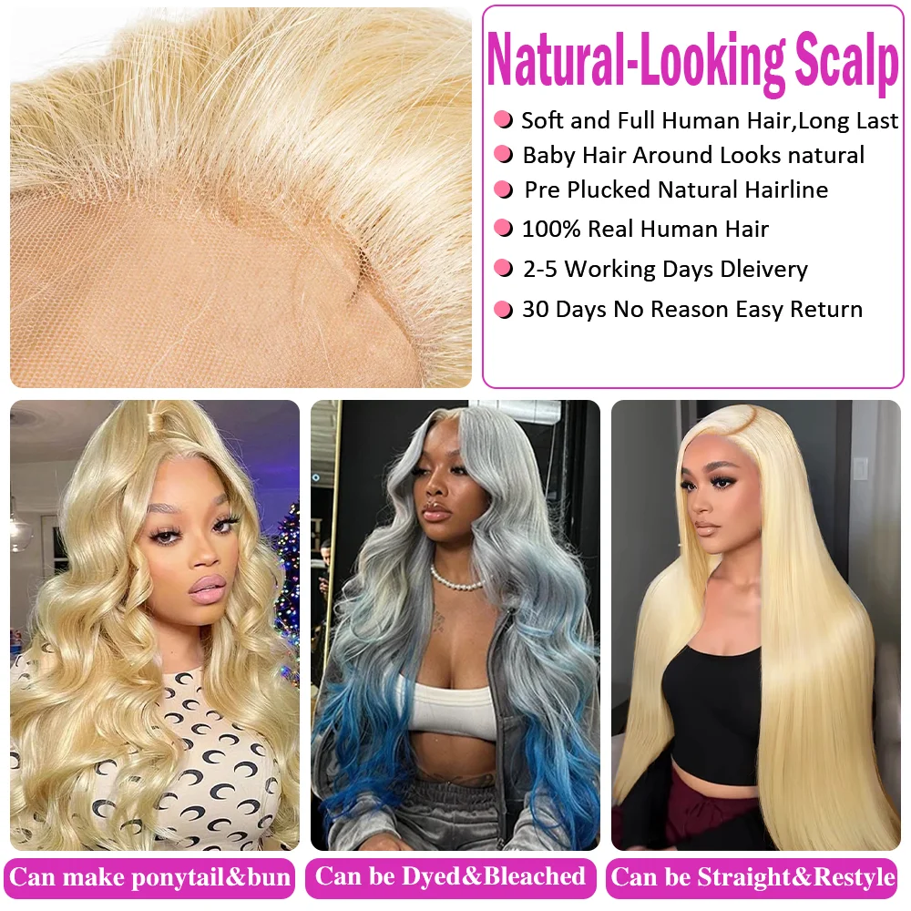 30 36 بوصة العسل شقراء الجسم موجة 200 الكثافة 613 13x6 HD الدانتيل الجبهة خصلات الشعر المستعار الإنسان 613 HD الدانتيل الباروكة الأمامية للنساء السود #2