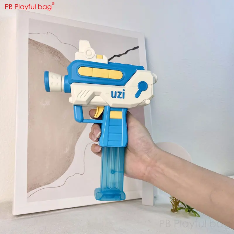 Pistola de agua eléctrica de Vector UZI para niños, juguetes de playa de verano, lanzador de agua colorido, nuevo juguete AC67