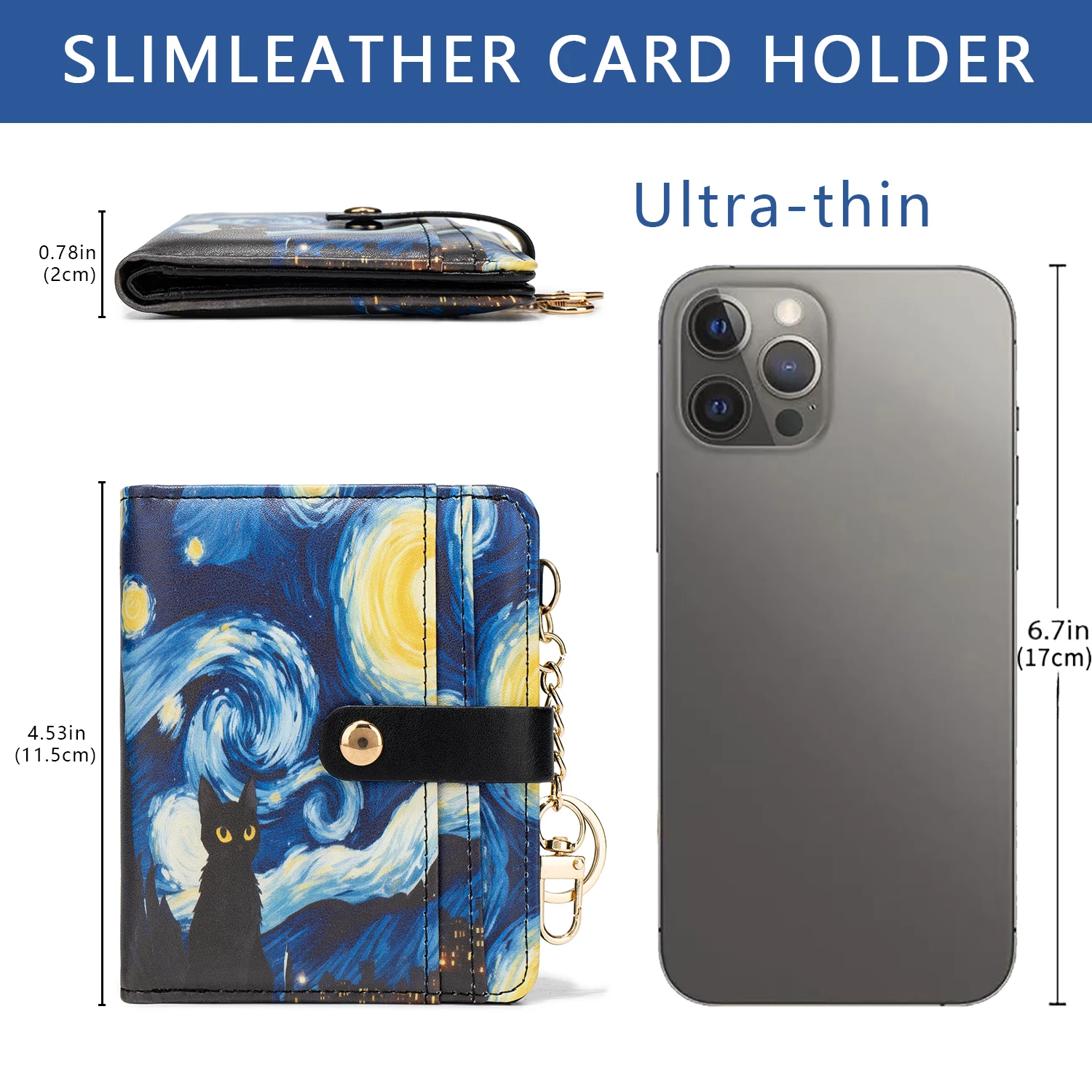 Ultradünne RFID-Diebstahlschutz-Geldbörse für Damen, Tragbare Münztasche mit Reißverschluss, Schlüsselanhänger, Stilvoller Mini-Kreditkartenhalter, Alltägliche Reise-Münzbörse – Detail 5