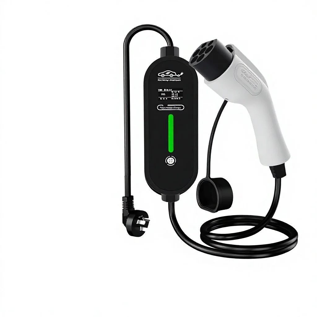 New-energy Electric Vehicle Home Charging Station 16A 3.5kW Portable Fast-charging Gun 32A 7kW Onboard Charger T3B AC 220V GBT