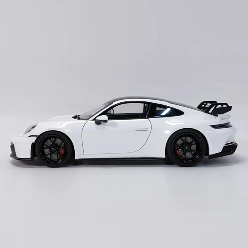 NOREV 1/18 Scale Porsche 911 GT3 RS Sports Car Model Alloy Porsche GT3 RS Grey Car Model Collection Decoration Toys for Boys