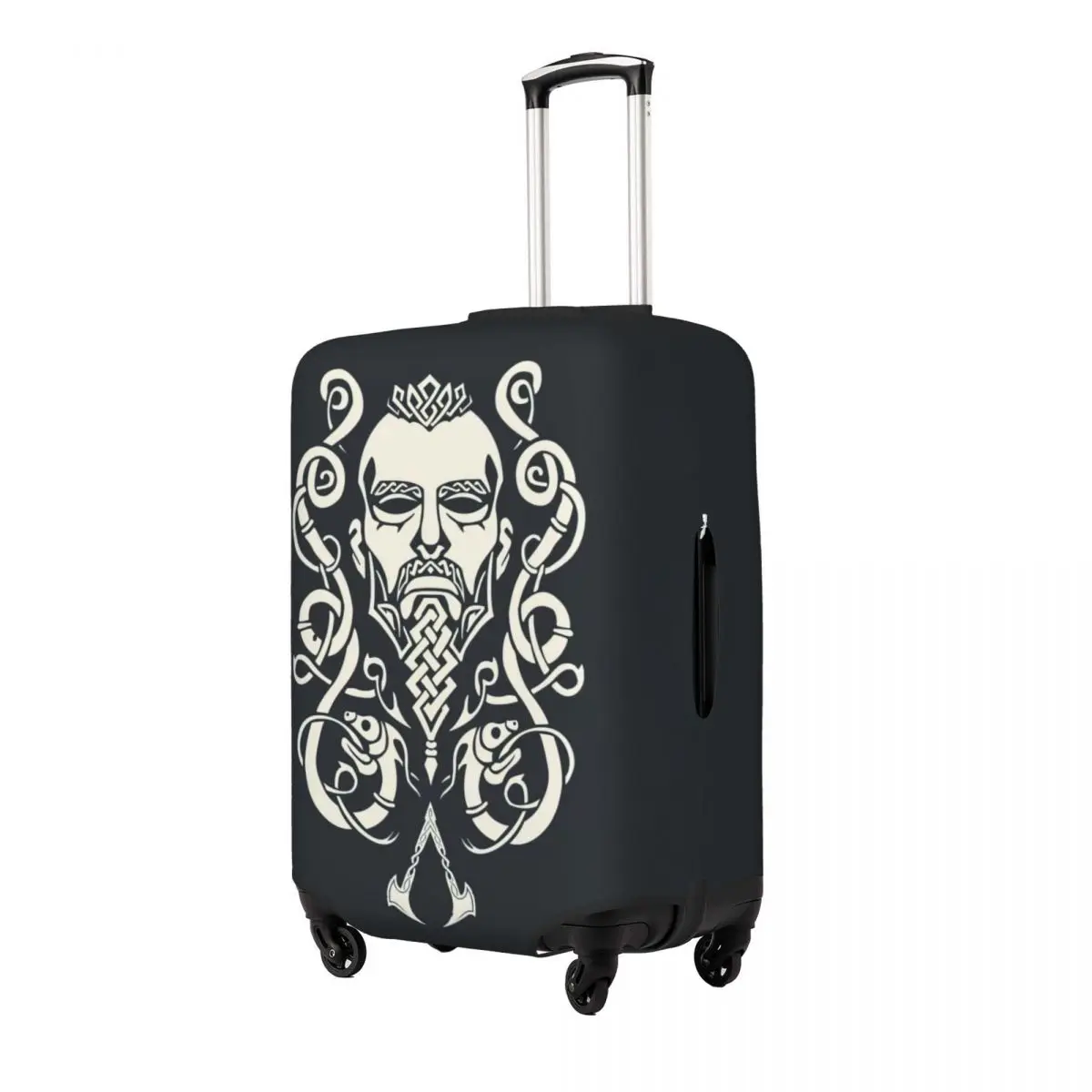 Viking Print Luggage Protective Dust Covers Elastic Waterproof 18-32inch Suitcase Cover Travel Accessories