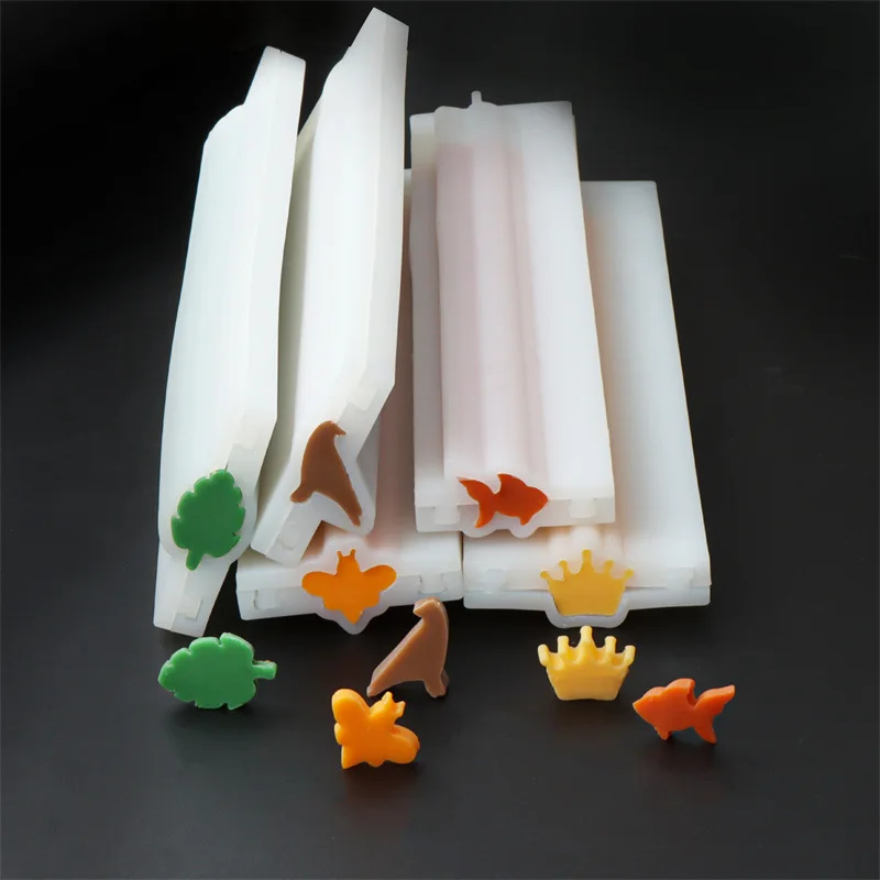 New Silicone Goldfish Crown Turtle Back Leaf Tube Mold Crow Bee DIY Sandwich Mousse Cake Soap Mold for Soap Making