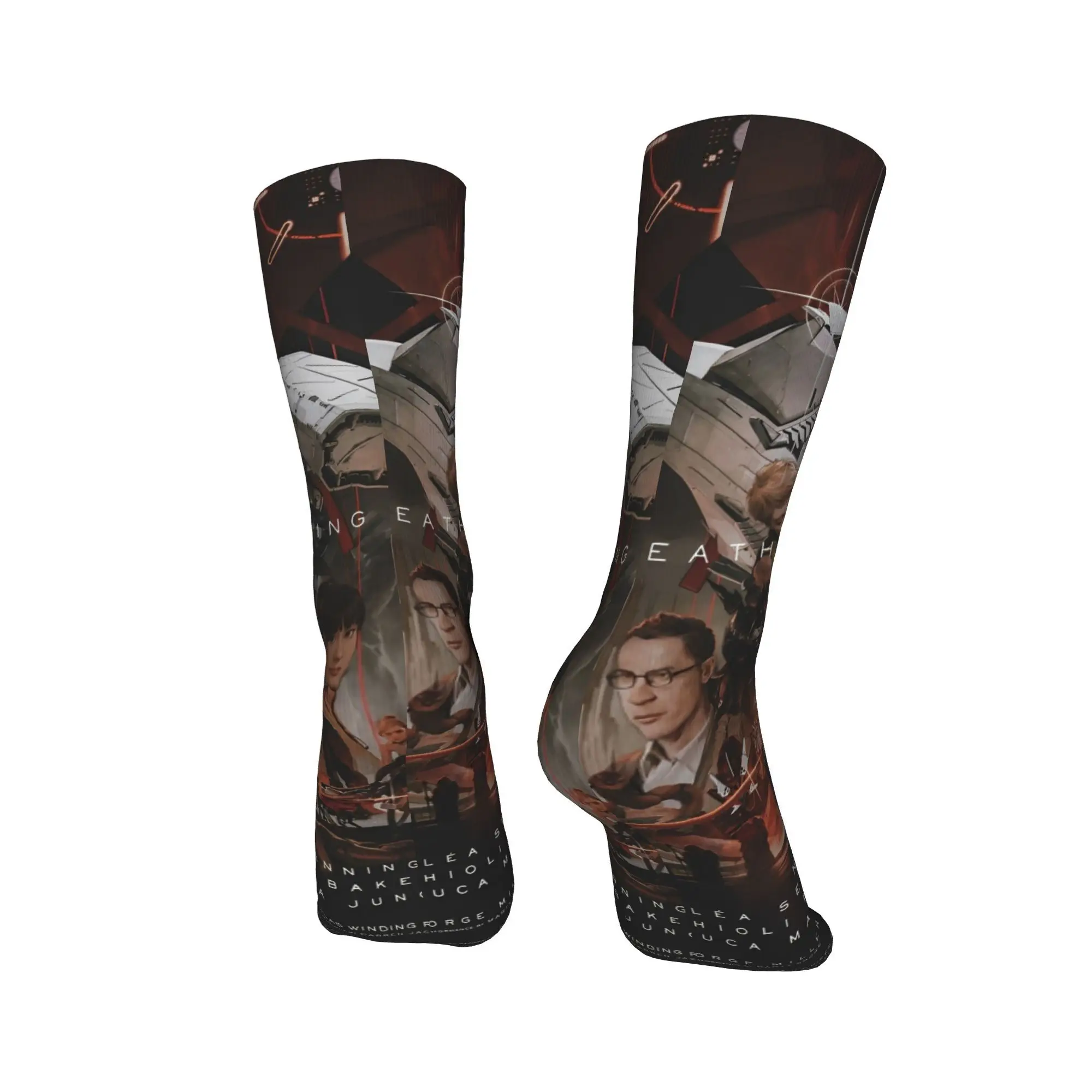 남성 양말 Death Stranding 2 On The Beach 스타킹 항균 중간 부드러운 양말 겨울 패션 디자인 러닝 양말
