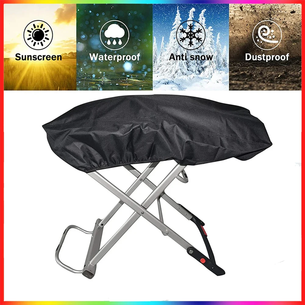 

Portable Grill Cover For Weber 9010001 Traveler Gas Grill 210D Heavy Duty Waterproof BBQ Cover Cooking Garden 101*49*25cm