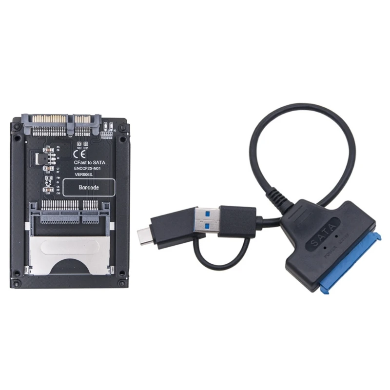 

Fast Speed CFast To SATA3.0 22Pin Card Reader Adapter 2.5" Socket for PC Laptop Hard Expansion