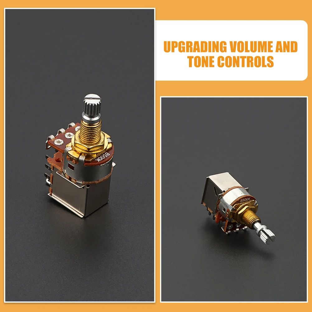 

Potentiometer Small Guitar Volume Audio Electric Parts Linear Taper Potentiometers Stereo