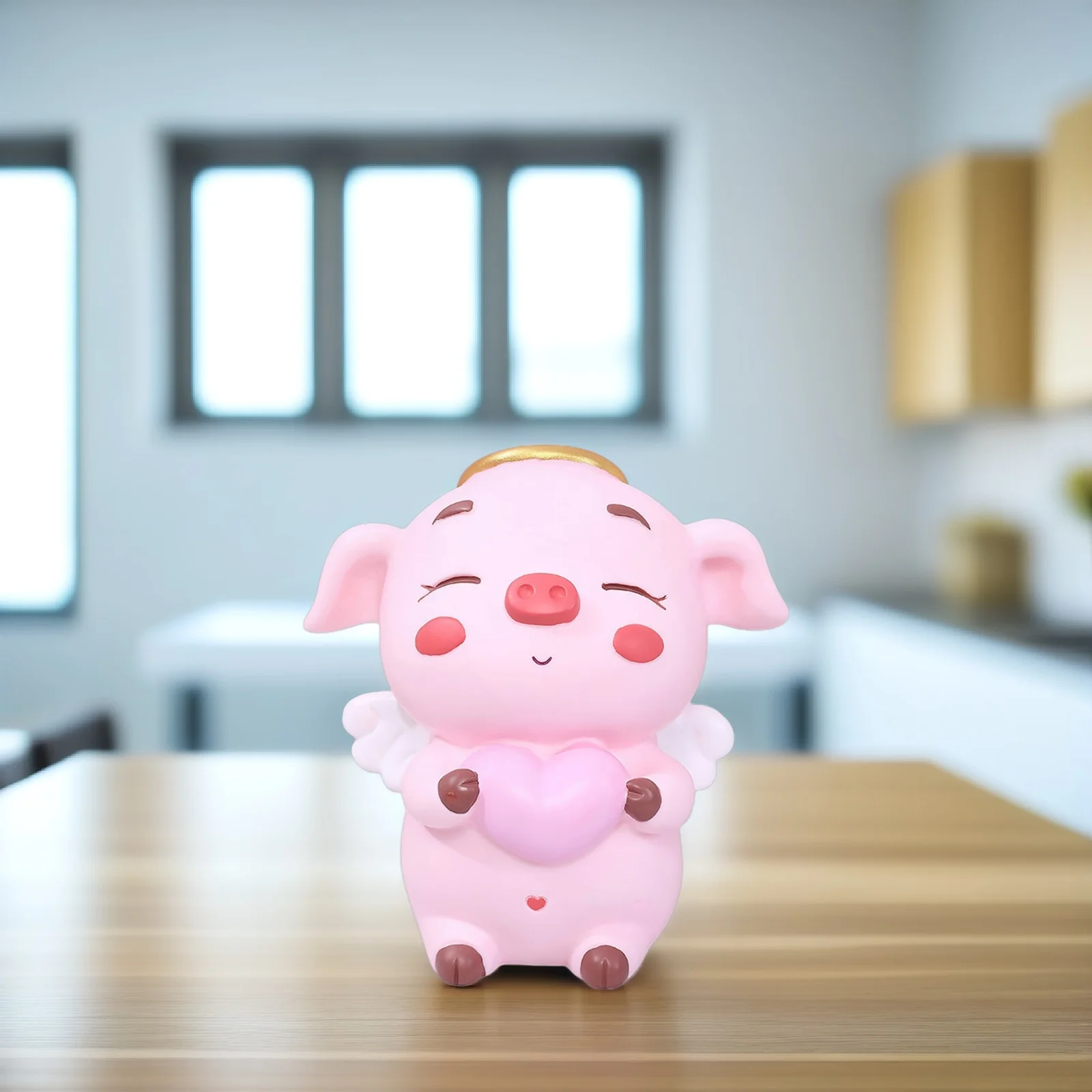 

Piggy Bank Decorative Saving Pot For Kids Girls Vinyl Coin Container Banks Birthday Present Anti Drop Sturdy Money Box