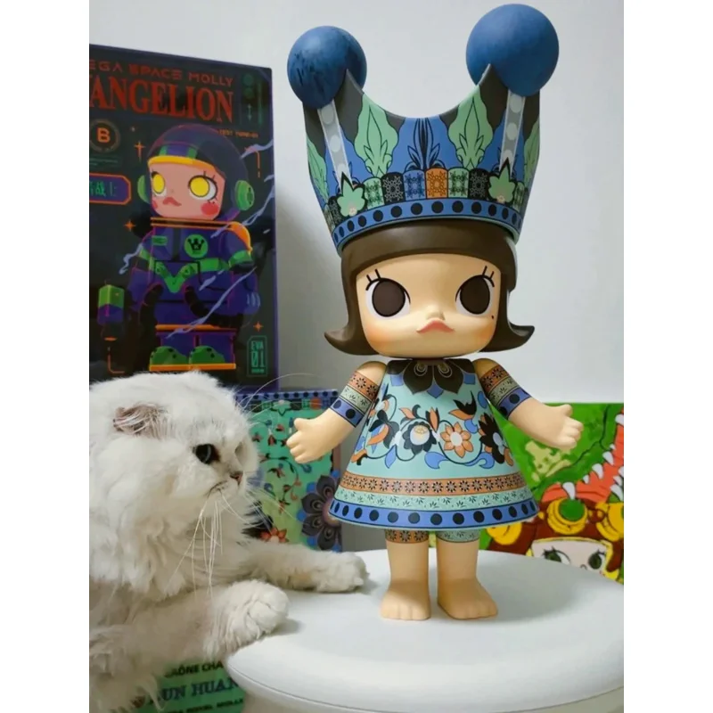 Original MOLLY Mega Royal Space 400% Collection Crown Princess Vintage Egyptian Figure Exclusive Edition Designer Toy