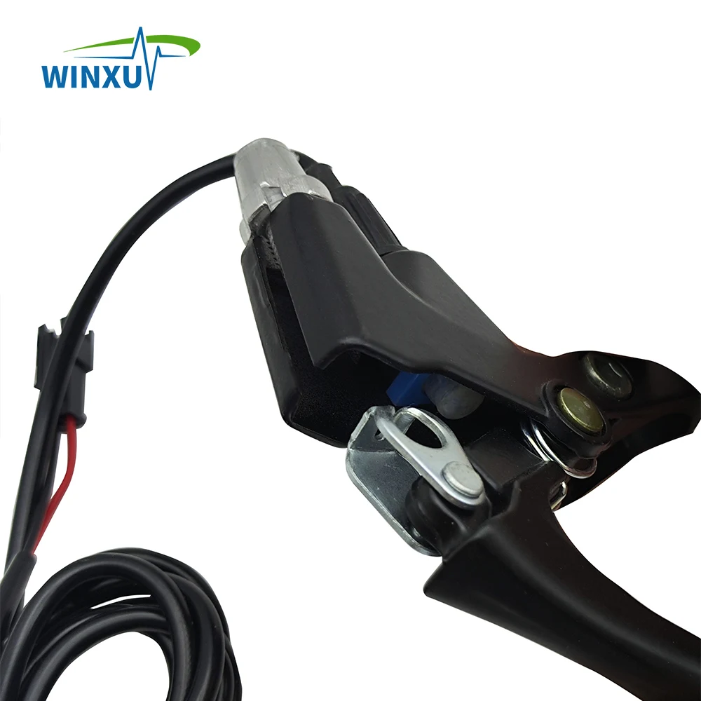 Electric Bicycle Brake Electronic Power-off High/Low Level Cut Off Power Mechanical Brake Handle for Electric Scooter E-bike