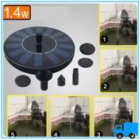 Latest Solar Pump 7V 1.4W 200L/H Floating Garden Solar Water Pump For Pool Watering Wide Irrigation Solar Panel