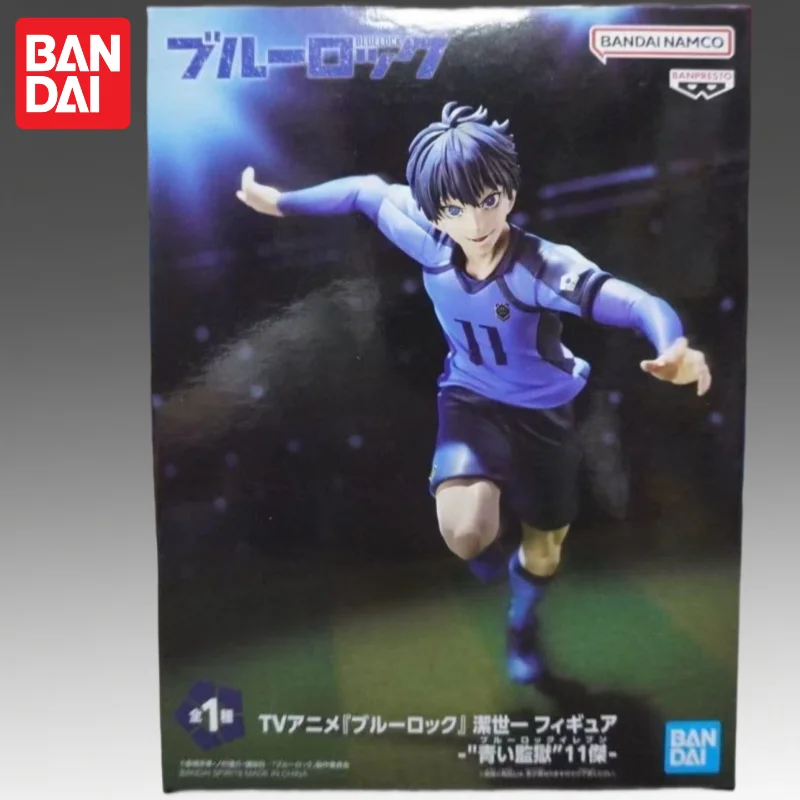 Em estoque bandai original banpresto blue lock isagi yoichi figura de ação modelo boneca nova caixa personagens anime garagem
