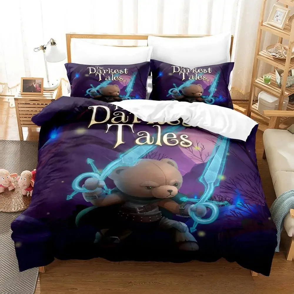 

The Darkest Tales Bedding Set Single Twin Full Queen King Size Bed Set Adult Kid Bedroom Duvet cover Sets 3D Game Bed Sheet Set