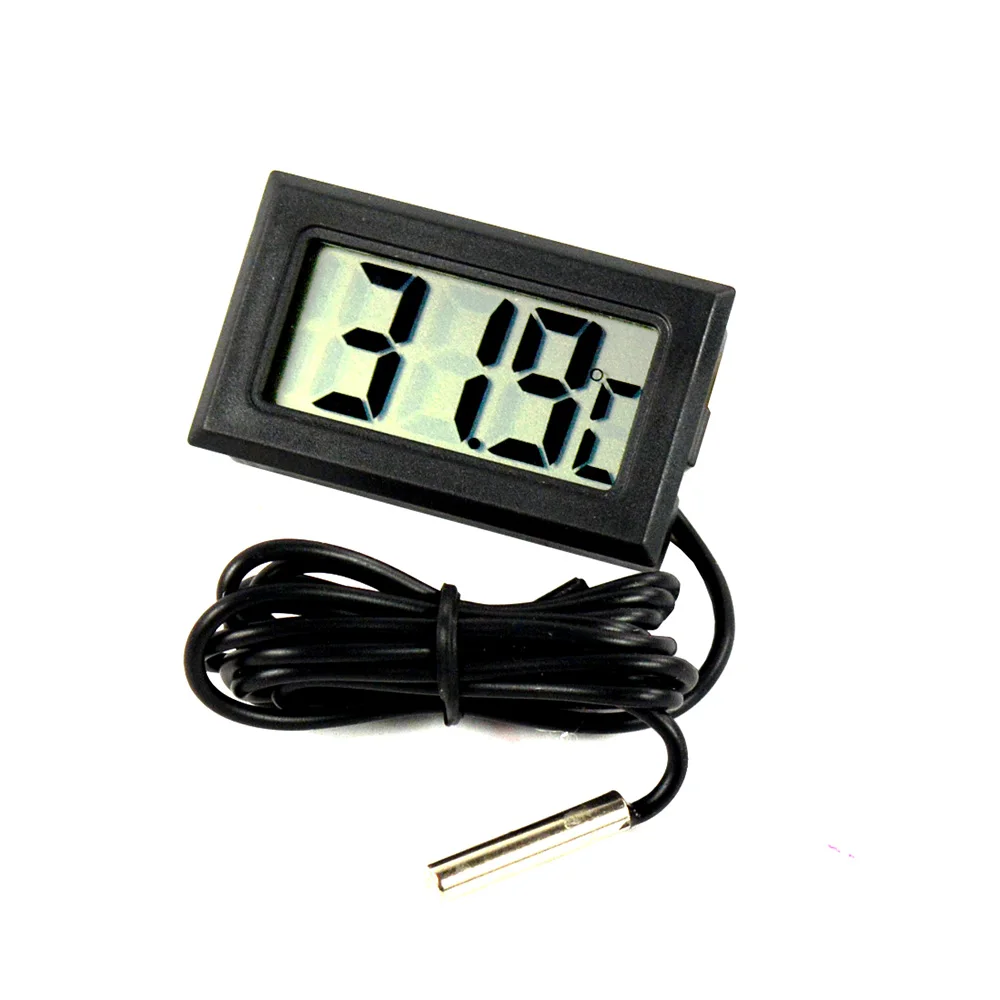 

Mini Digital LCD Thermometer Temperature Sensor Control Fridge Freezer Thermometer 50 ~ 100℃