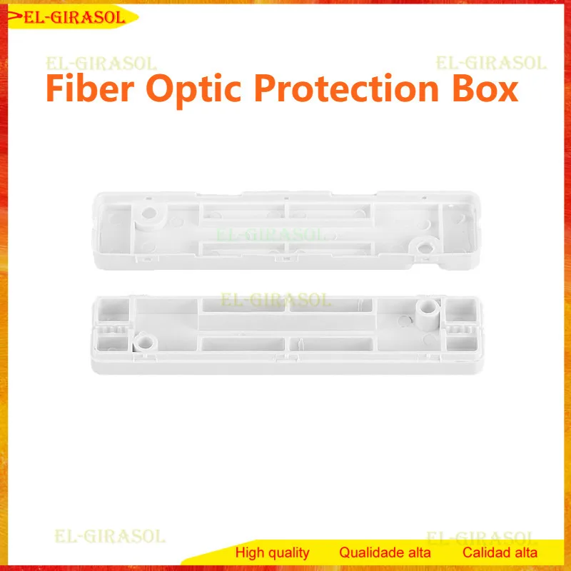 100pcs Square Fiber Protection Box Fiber Optic Heat Shrinkable Tube Welding Interface Protection Fiber Cable Protection Box